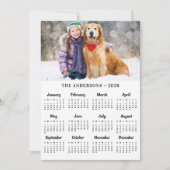 2026カスタム年フォトペットワンちゃん犬12ヶ月カレンダー シーズンカード (正面)