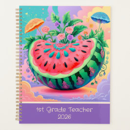 2026カラフル年1年の用スイカカスタム プランナー手帳