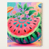 2026カラフル年1年の用スイカカスタム プランナー手帳 (裏面)