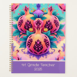 2026カラフル年1年生のザクロカスタムン プランナー手帳