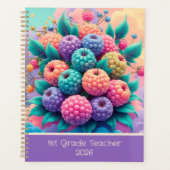 2026カラフル年1年生の果実カスタム プランナー手帳 (正面)
