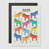 2026カレンダーカラフルDonkey (正面/裏面)