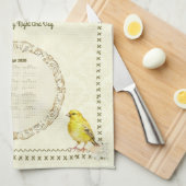 2026カレンダータオルキッチン祈りの言葉ハウス賛美ズ キッチンタオル (四つ折り)