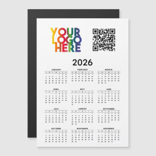 2026カレンダー事業ロゴQRコード磁気カード