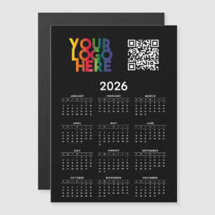 2026カレンダー事業ロゴQRコード磁気カード