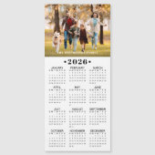 2026カレンダー写真カスタムマグネティック (正面)