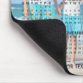 2026カレンダー写真文字カスタム マウスパッド (コーナー)