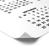 2026カレンダー12枚の写真コラージュ ポスター (角)