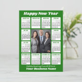 2026カレンダー – 垂直ビジネスフォト シーズンカード (スタンド正面)