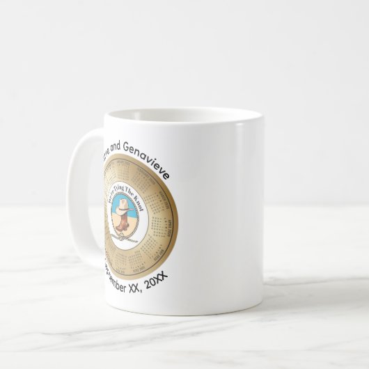 2026カレンダー 私たち結婚するよ コーヒー コーヒーマグカップ (正面左)