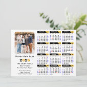 2026カレンモダンダー写真黒金ゴールドミニマル シーズンカード (スタンド正面)