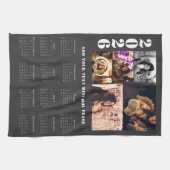 2026カレンモダンダー5フォトコラージキッチンタオル キッチンタオル (横)