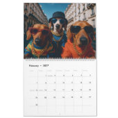 2026ギャングのアップのカレンダー、Thug Dog カレンダー (2月 2027)