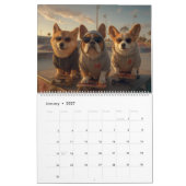 2026ギャングのアップのカレンダー、Thug Dog カレンダー (1月 2027)