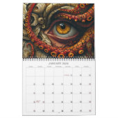 2026コズミックダークネス3超現実的ホラーカレンダー カレンダー (1月 2026)