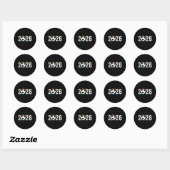 2026サッカーゲーム年選手コーチファン ラウンドシール (シート)