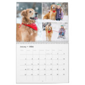 2026シンプルカスタムPhoto Collage Family 12ヶ月 カレンダー (1月 2026)