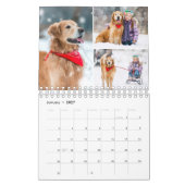 2026シンプルモダンカスタムPhoto Collage Monthly カレンダー (1月 2027)