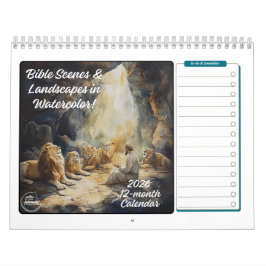 2026バイブル・シーン&ランドスケープ12ヶ月 カレンダー