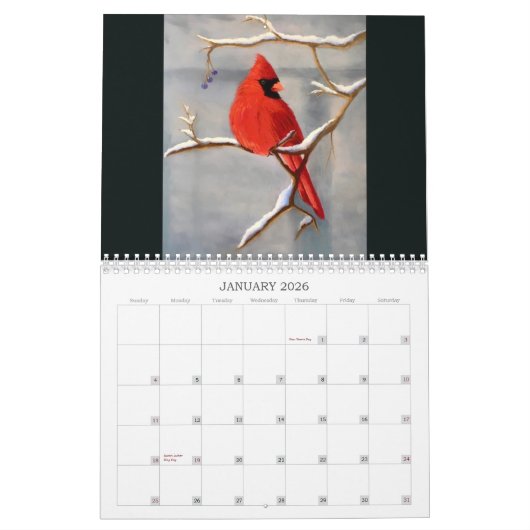 2026パステル2.0 カレンダー (1月 2026)