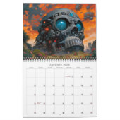 2026ビジョン10超現実美術 カレンダー (1月 2026)