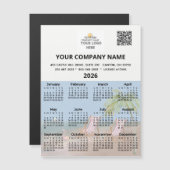 2026ビーチマグネットカレンダー事業ロゴQRコード (正面/裏面)
