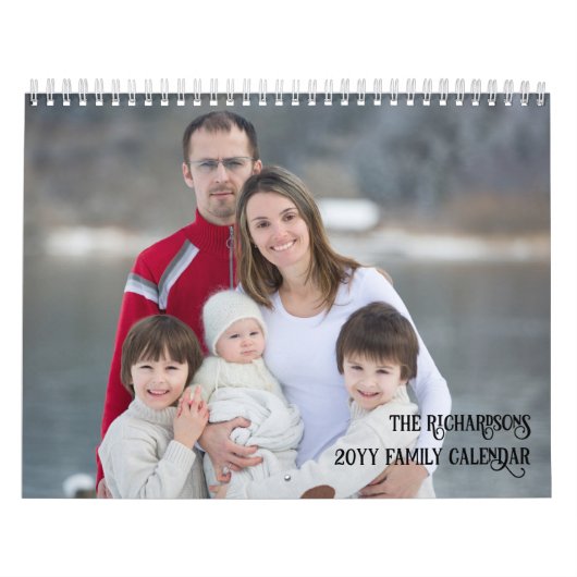 2026フォトカレンダー13写真とカスタムタイトル カレンダー (カバー)