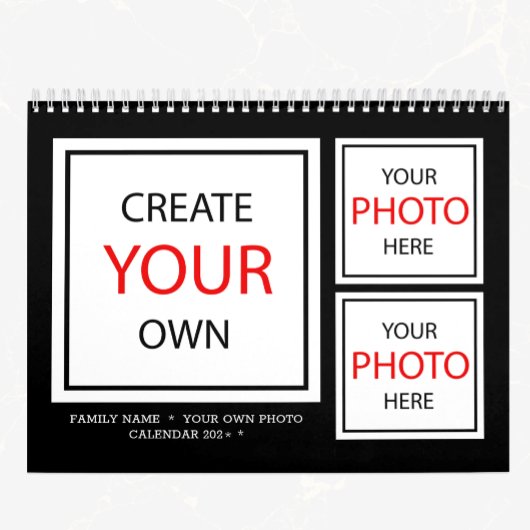 2026フォトカレンパーソナライズされたダー/独自の作成 カレンダー