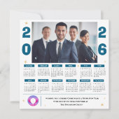 2026フォトカレ企業のンダービジネスクリスマス シーズンカード (正面)