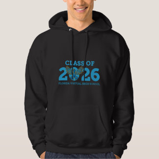 2026フード付きスウェットシャツのFVHSクラス（黒） パーカ