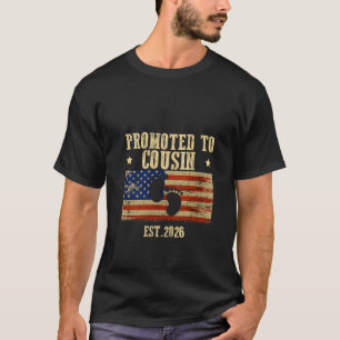 2026ベビーシャワーUSA Ameに昇進した女性 Tシャツ