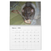 2026ペットラットカレンダー カレンダー (2月 2026)