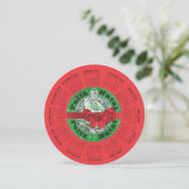 2026ポルトガルカレンダー Feliz Natal シーズンカード (スタンド正面)