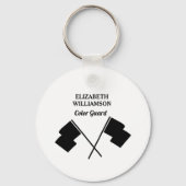 2026マーチングバンドキーチェーンのCOLOR GUARDクラス キーホルダー (裏面)