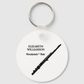 2026マーチングバンドキーチェーンのFLUTEクラス キーホルダー (裏面)