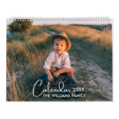 2026モダンカスタム写真ご家族の作成 カレンダー (カバー)