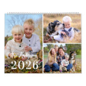 2026モダンシンプルカスタム写真集 カレンダー (カバー)