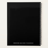 2026ロはっきりしたゴ白黒プランナー プランナー手帳 (裏面)