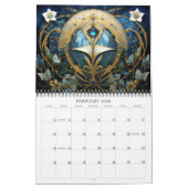 2026ワンダーランドガーデンシュールファンタジーアート カレンダー (2月 2026)