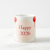 2026中国の年明け コーヒーマグカップ (中央)