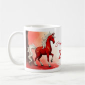 2026中国の年明け コーヒーマグカップ (左)