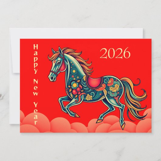 2026中国の年明け シーズンカード (正面)