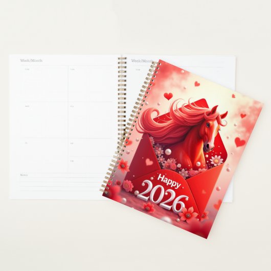 2026中国の年明け プランナー手帳 (ディスプレー)