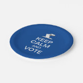 2026保年の投票 ペーパープレート (アングル)