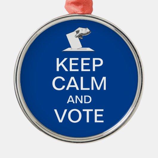 2026保年の投票 メタルオーナメント (正面)