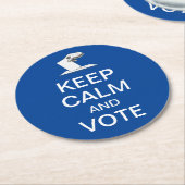 2026保年の投票 ラウンドペーパーコースター (アングル)