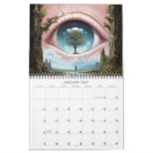 2026先見寸法5超現実的な風景 カレンダー (1月 2027)