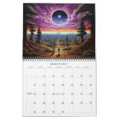 2026先見寸法5超現実的な風景 カレンダー (3月 2027)