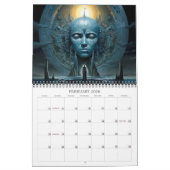 2026先見寸法5超現実的な風景 カレンダー (2月 2026)