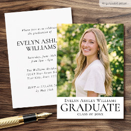 2026卒業パーティー招待状 写真差し込みカード エンクロージャーカード